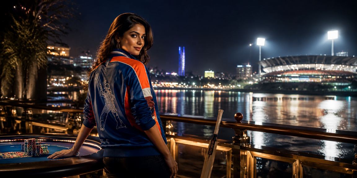 VIP experiencing IPL night match excitement with elite casino benefits